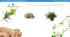 Desktop Screenshot of myallergydrops.com